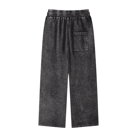 Snow Washed Straight Leg Pants ODMPOD
