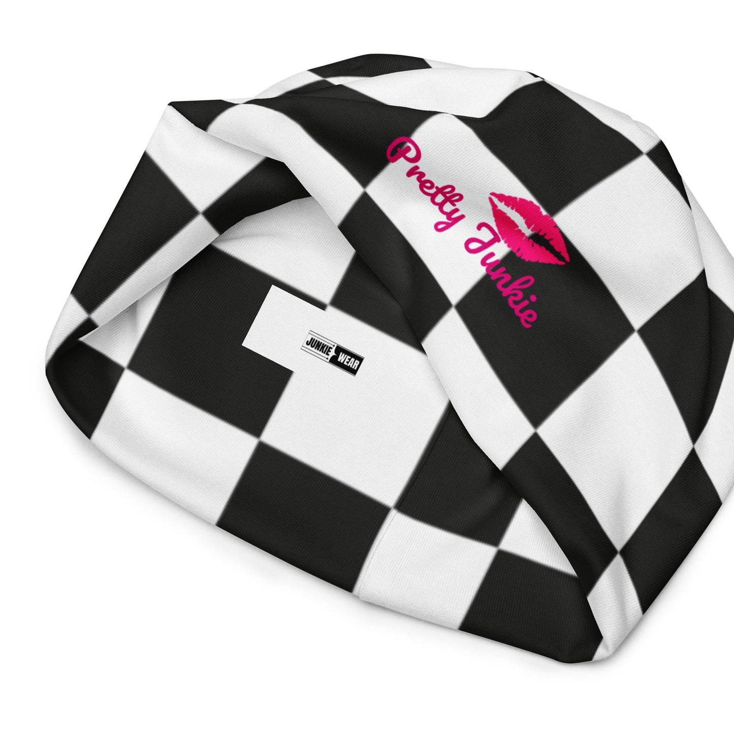 Checkered Beanie Pretty Junkie Apparel