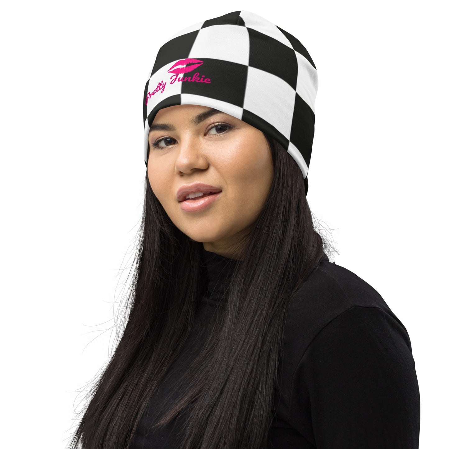 Checkered Beanie Pretty Junkie Apparel