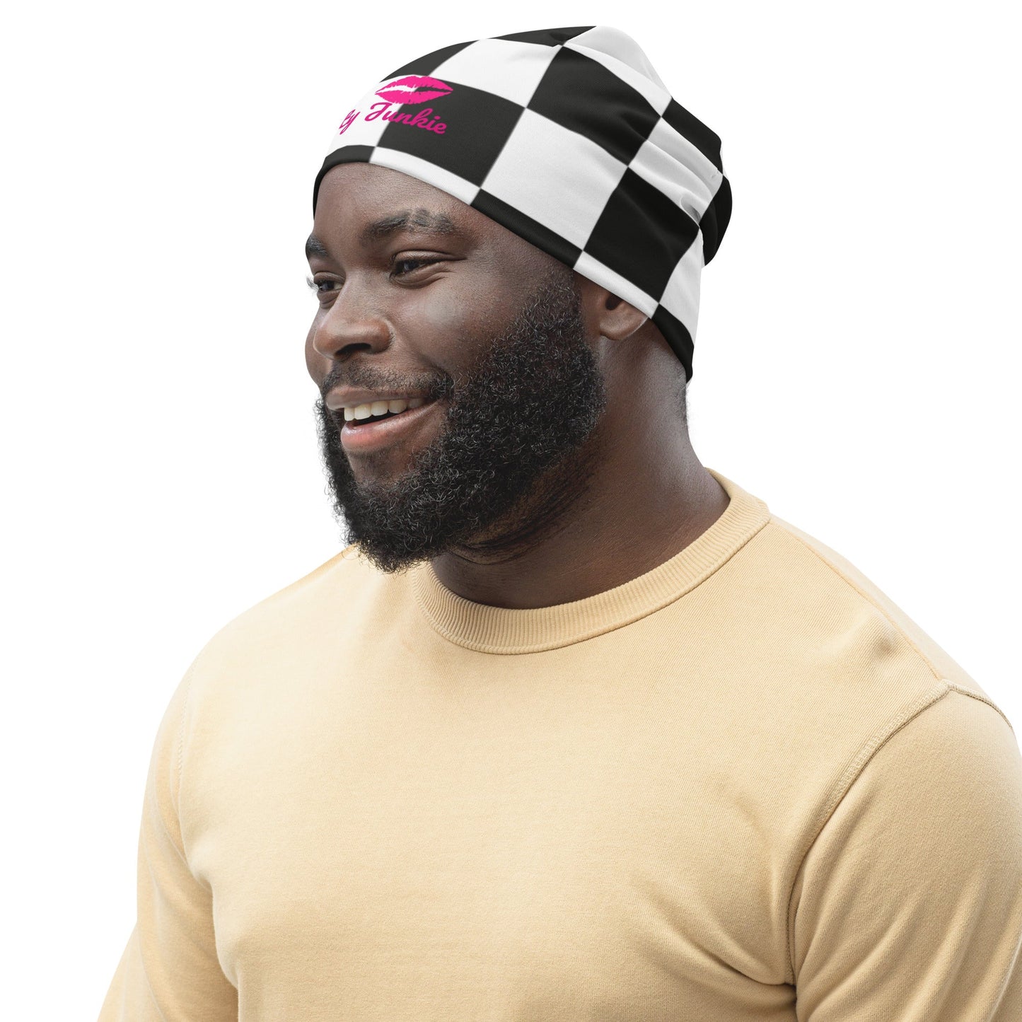 Checkered Beanie Pretty Junkie Apparel