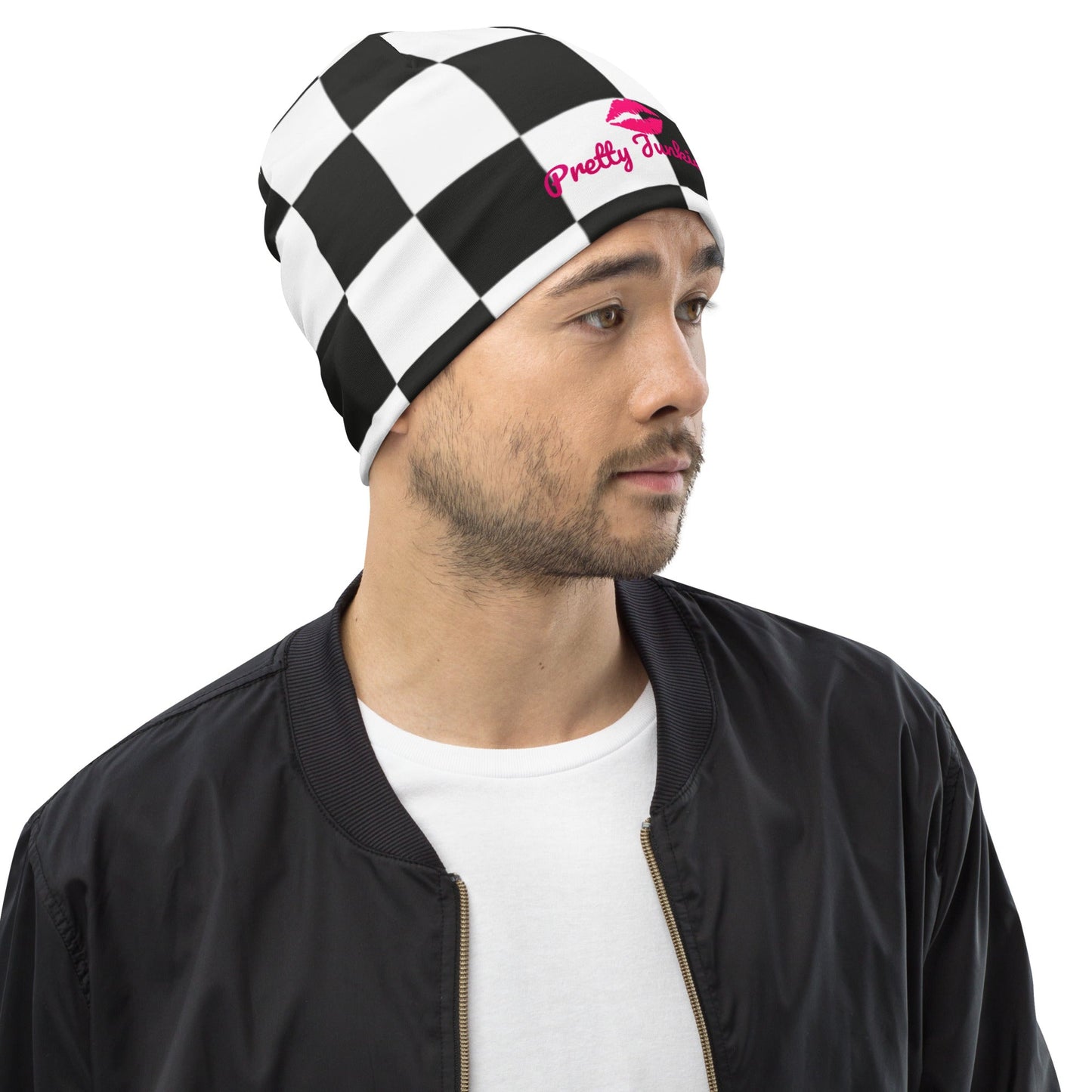 Checkered Beanie Pretty Junkie Apparel