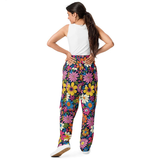 Vintage Bloom Wide-leg joggers Pretty Junkie Apparel