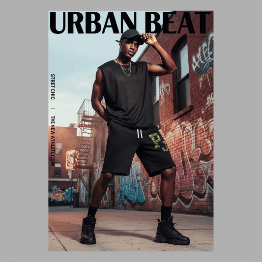 PRETTYJUNKIE Mid-Length Tech Blend Sweatpants Shorts ODMPOD