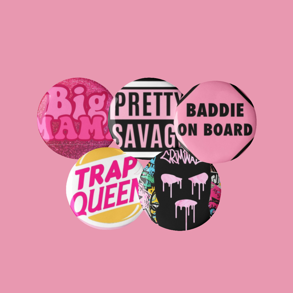 Baddie5PinsSet Pretty Junkie Apparel
