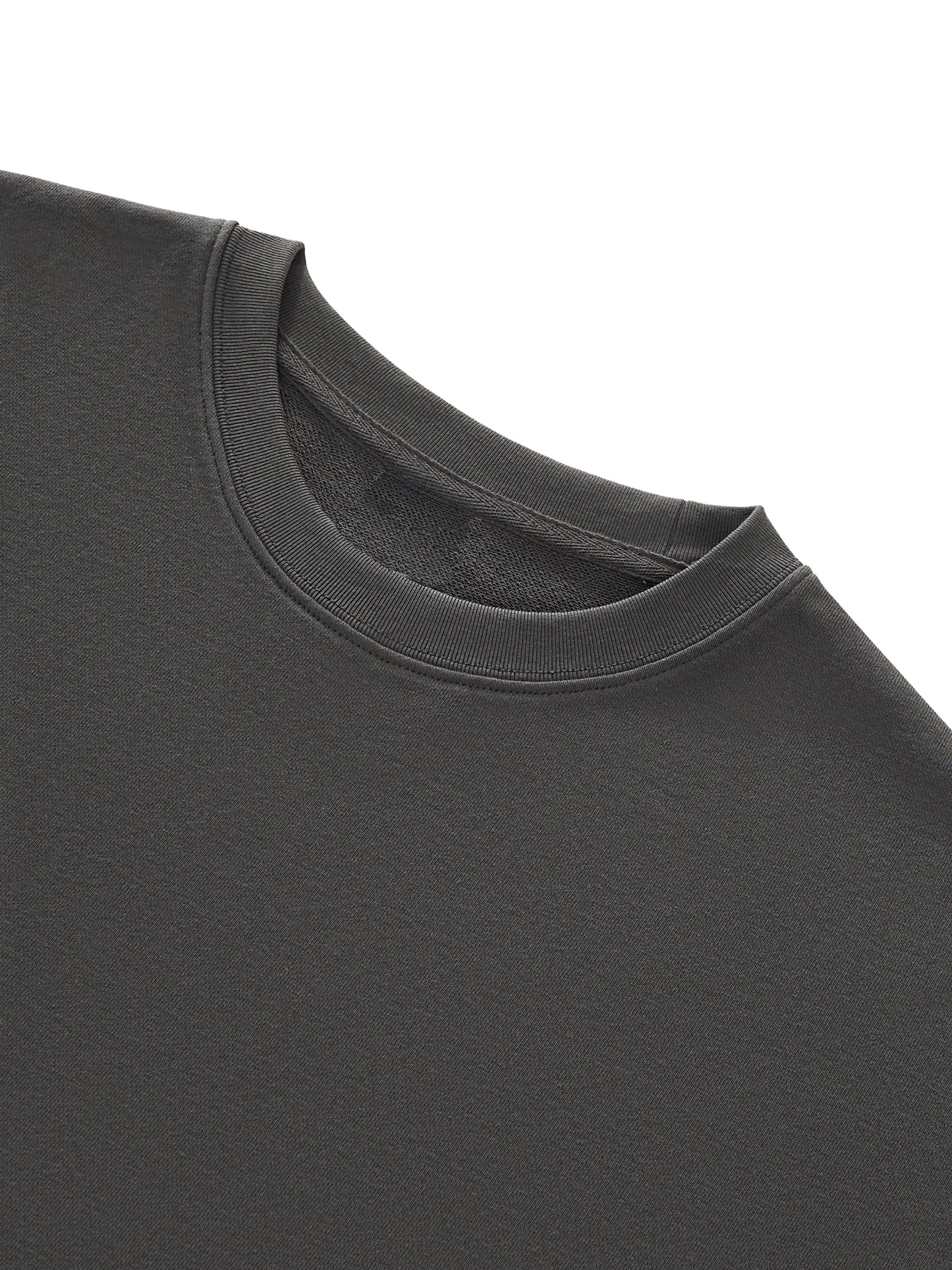 RiCHJVNKIE SOCIETY Boxy Half-Sleeve Raw-Edge T-Shirt ODMPOD