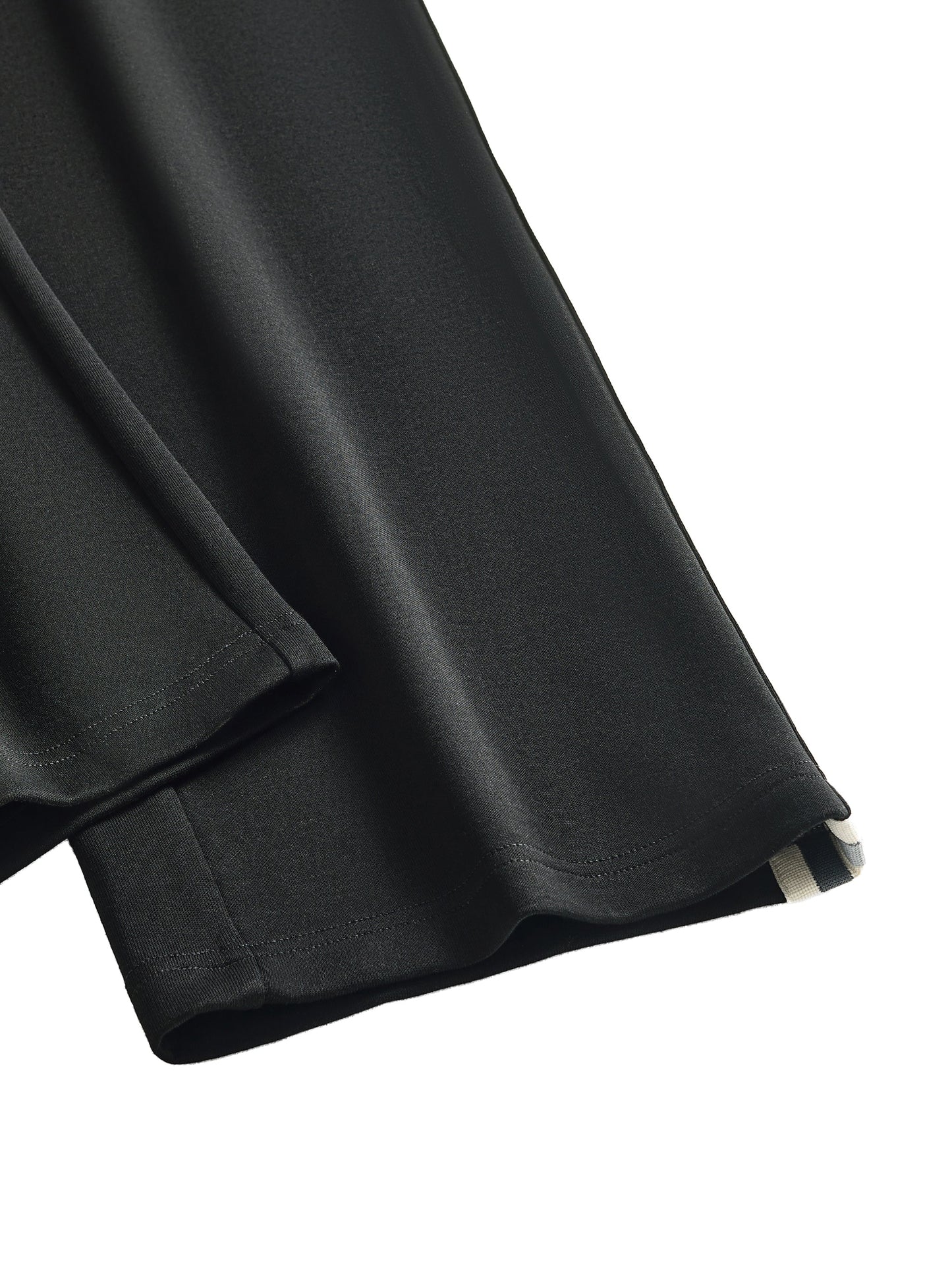 Contrast Side-Stripe Straight-Leg Pants ODMPOD