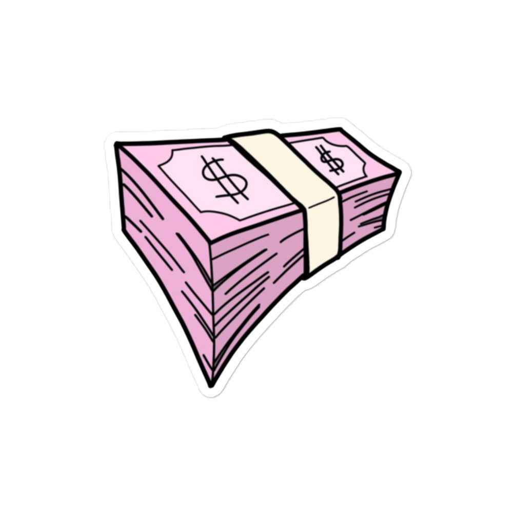 Moneybabe Bubble-free stickers Pretty Junkie Apparel