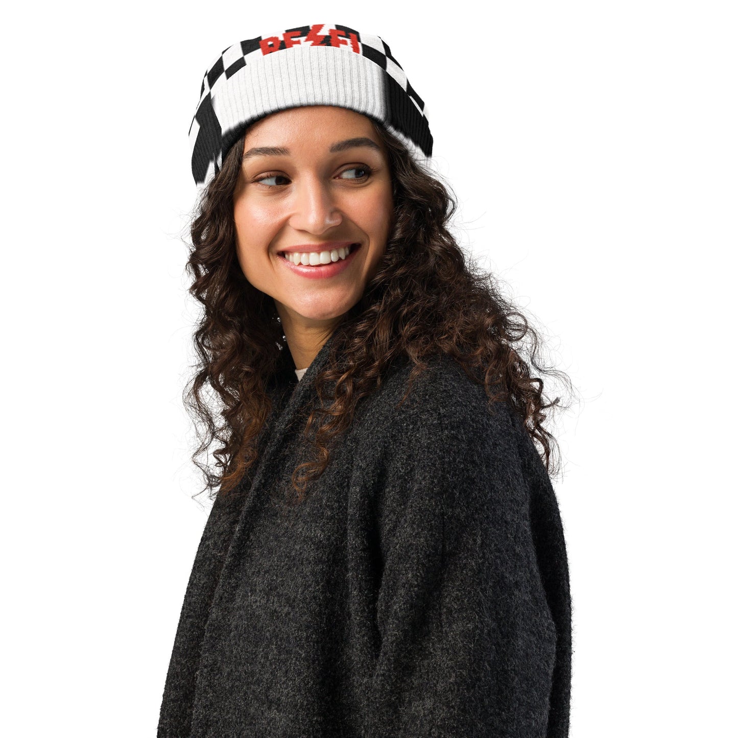 Rebel Rule Breaker Knitted beanie Pretty Junkie Apparel
