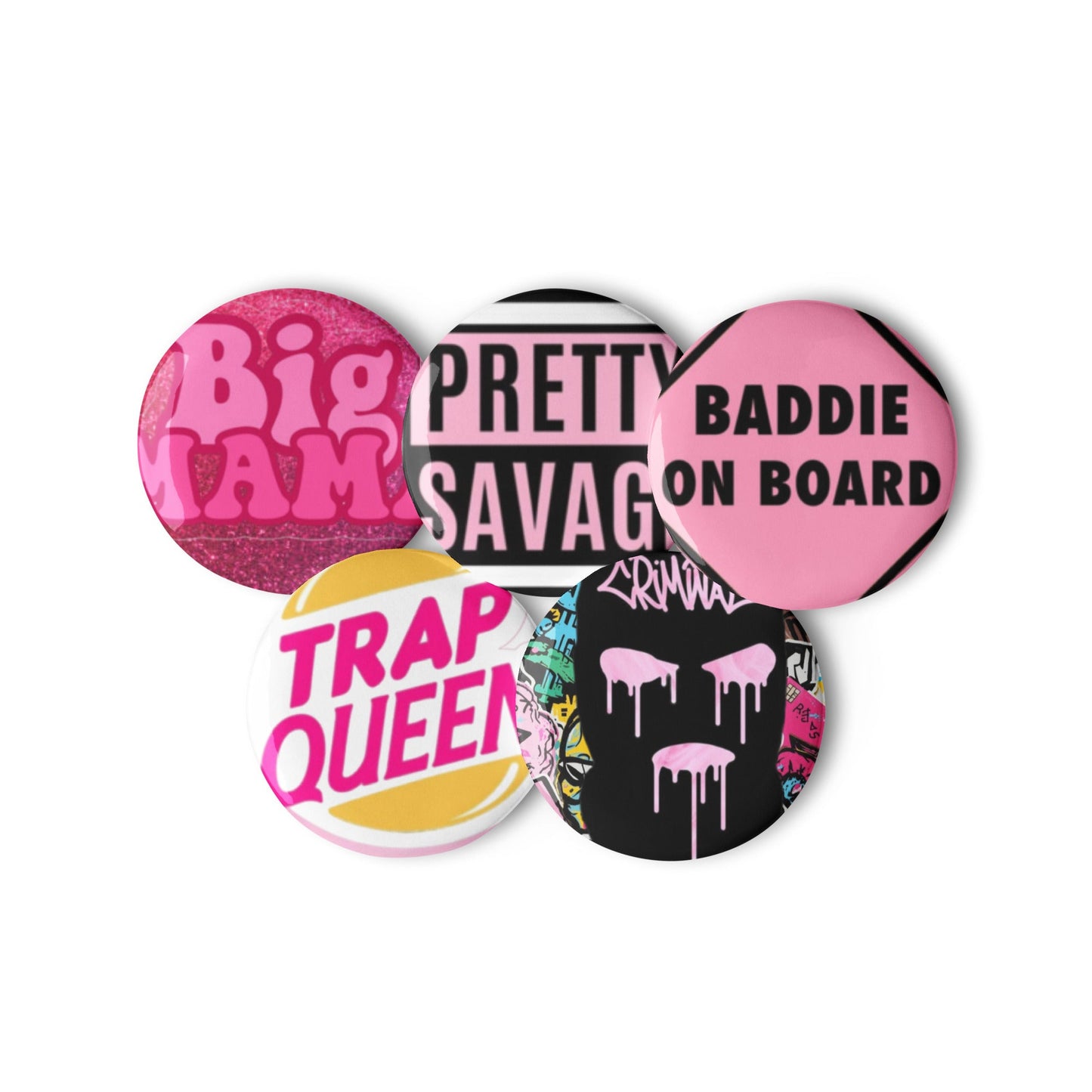 Baddie5PinsSet Pretty Junkie Apparel