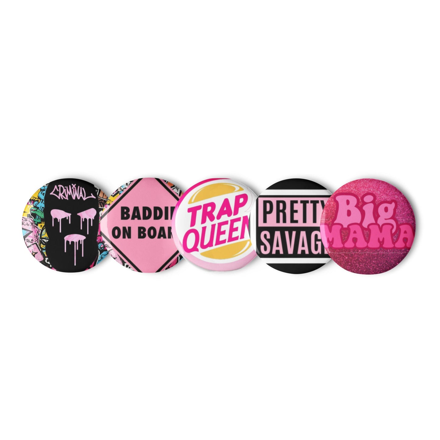 Baddie5PinsSet Pretty Junkie Apparel