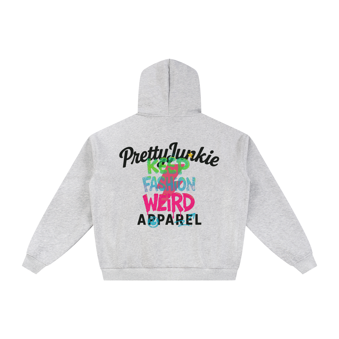 Flower Power Essential Fleece Zip-Through Hoodie ODMPOD