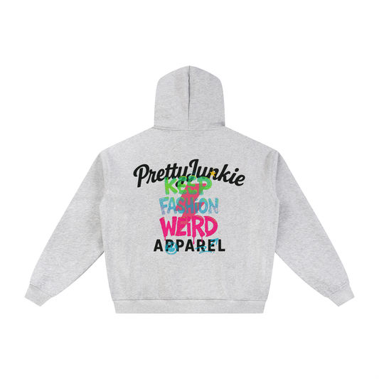 Flower Power Essential Fleece Zip-Through Hoodie ODMPOD