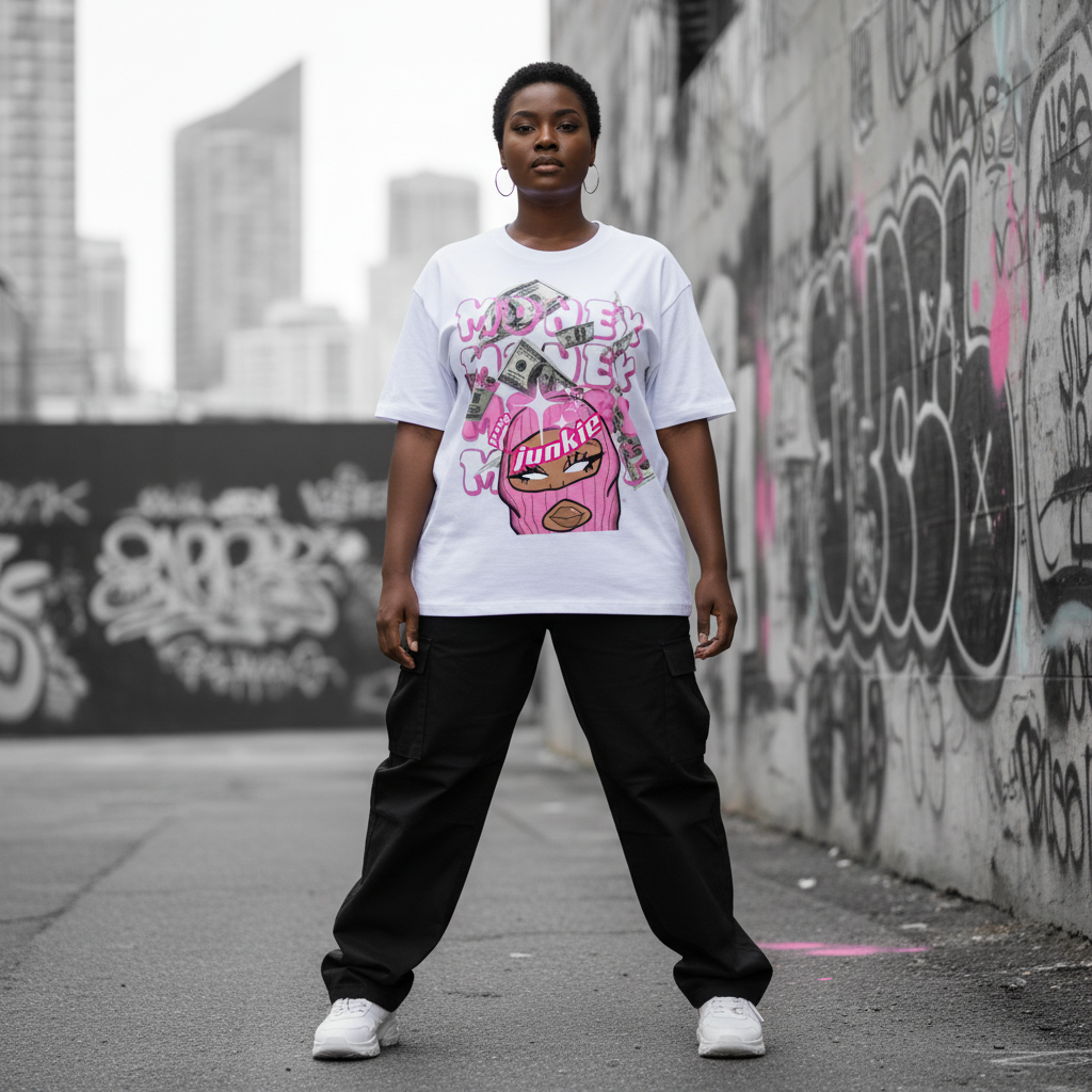 Pink Money Cotton T-Shirt