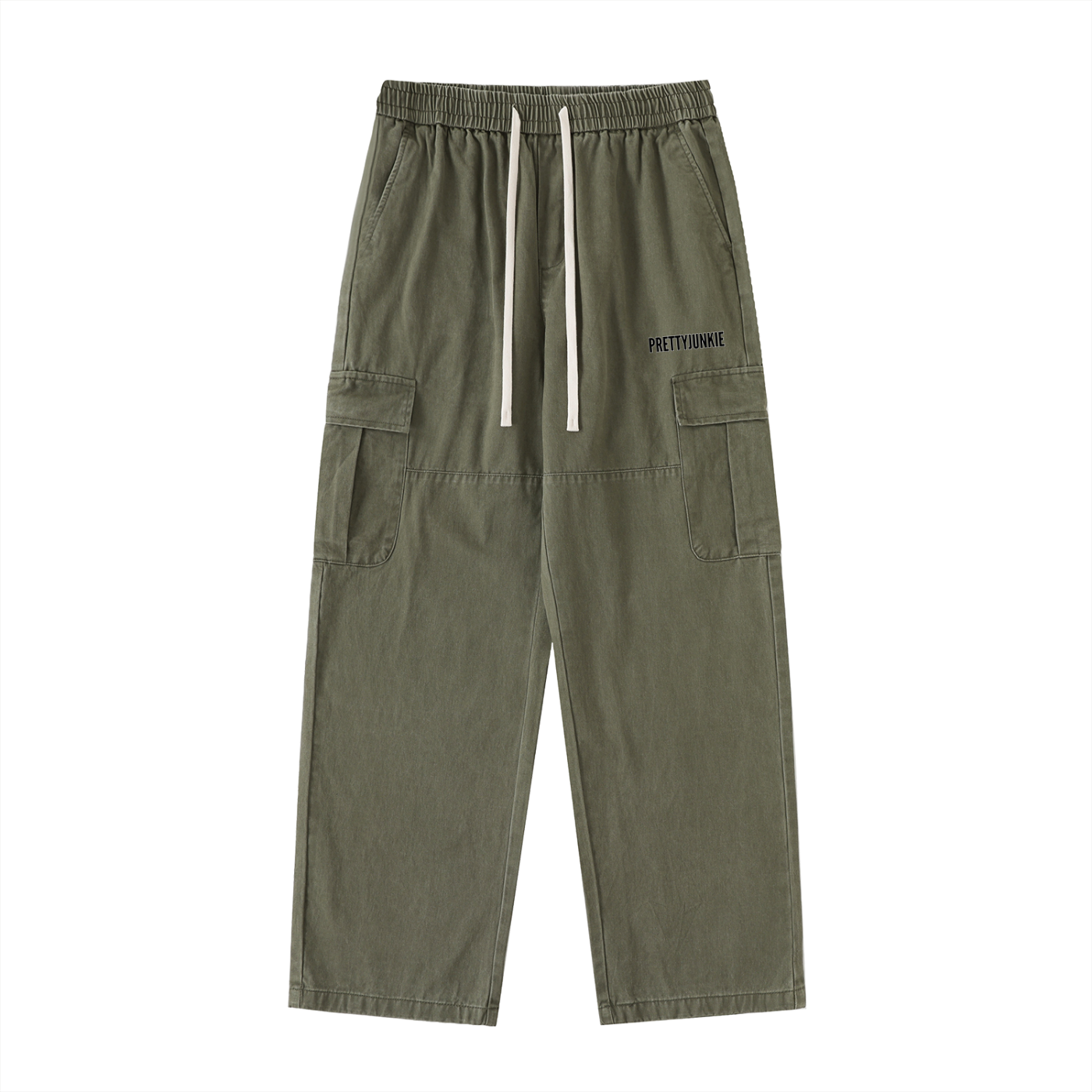 Fall Fashion Favorite Drawstring Straight-Leg Cargo Pants ODMPOD
