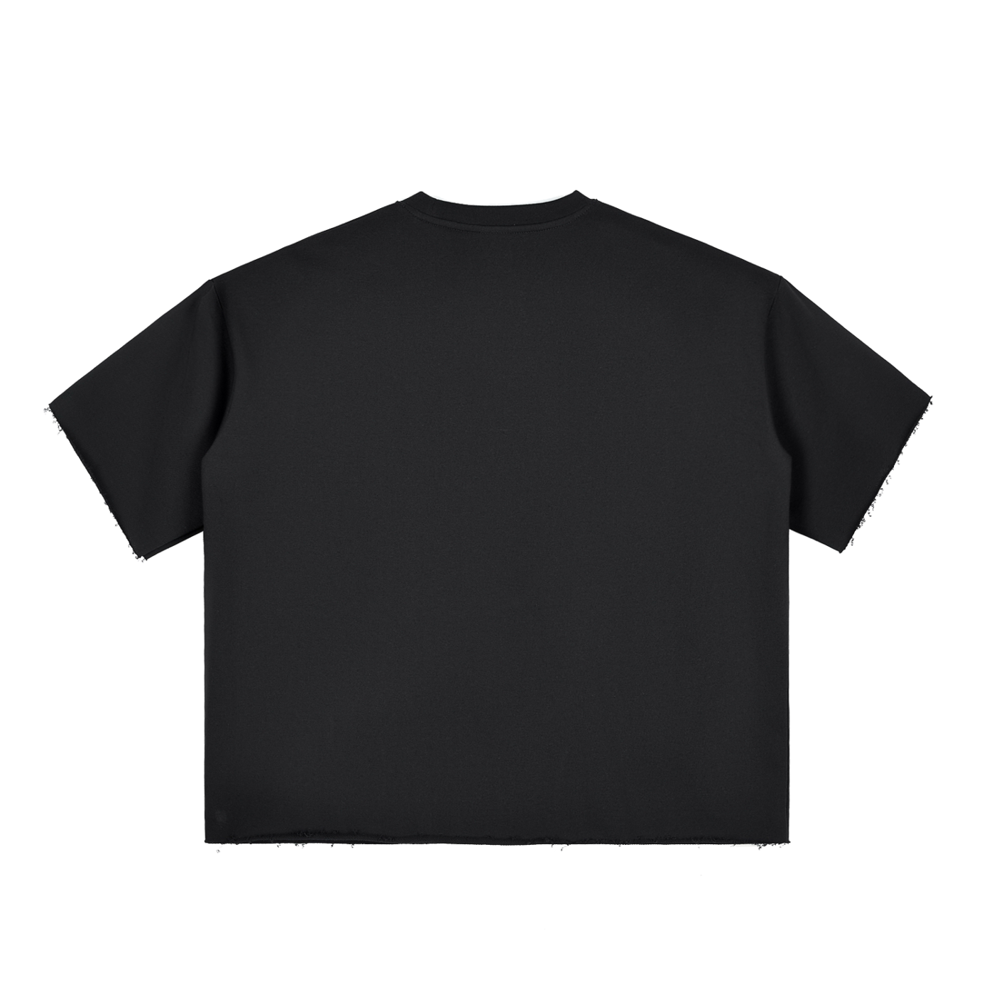 PrettyJunkie rJS Half-Sleeve Raw-Edge T-Shirt ODMPOD