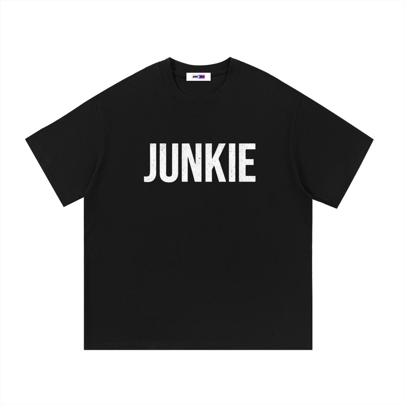 PRETTYJUNKIE® | BLACK “JUNKIE” TEE ODMPOD