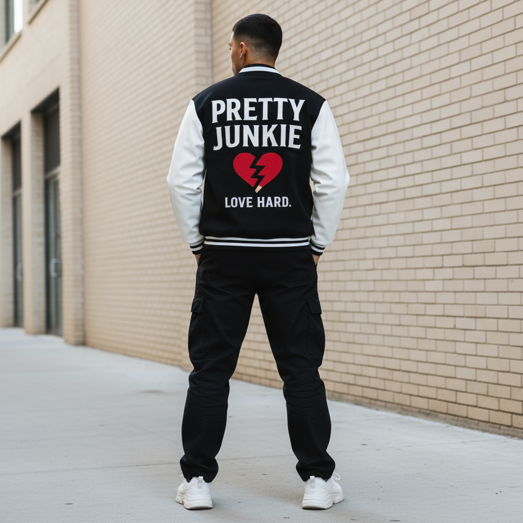 Love Hard Varsity Jacket ODMPOD