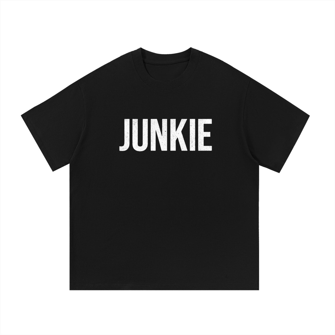 PRETTYJUNKIE® | BLACK “JUNKIE” TEE ODMPOD