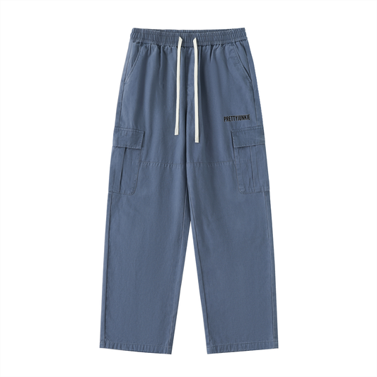 Fall Fashion Favorite Drawstring Straight-Leg Cargo Pants ODMPOD