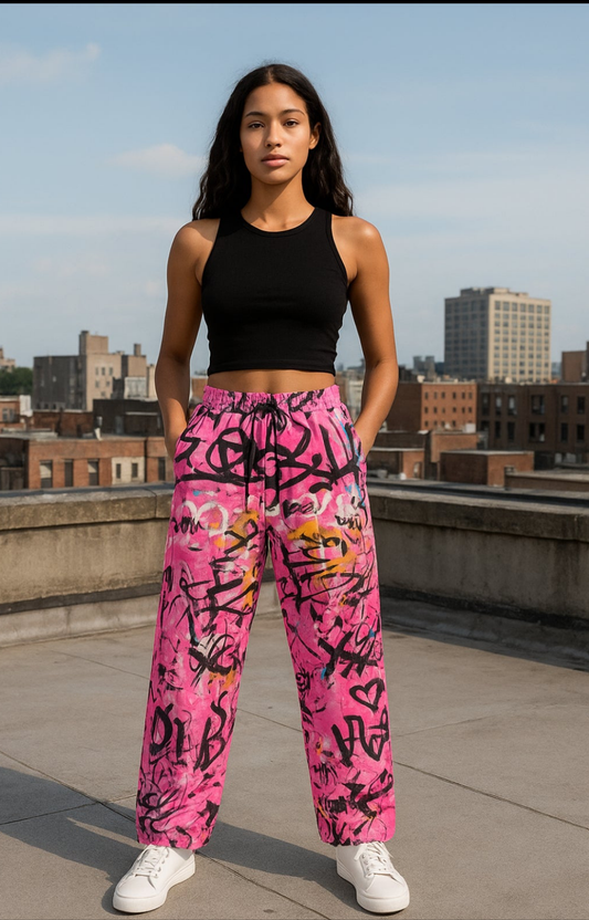 RiCHJVNKIE SOCIETY Wide-leg joggers Pretty Junkie Apparel