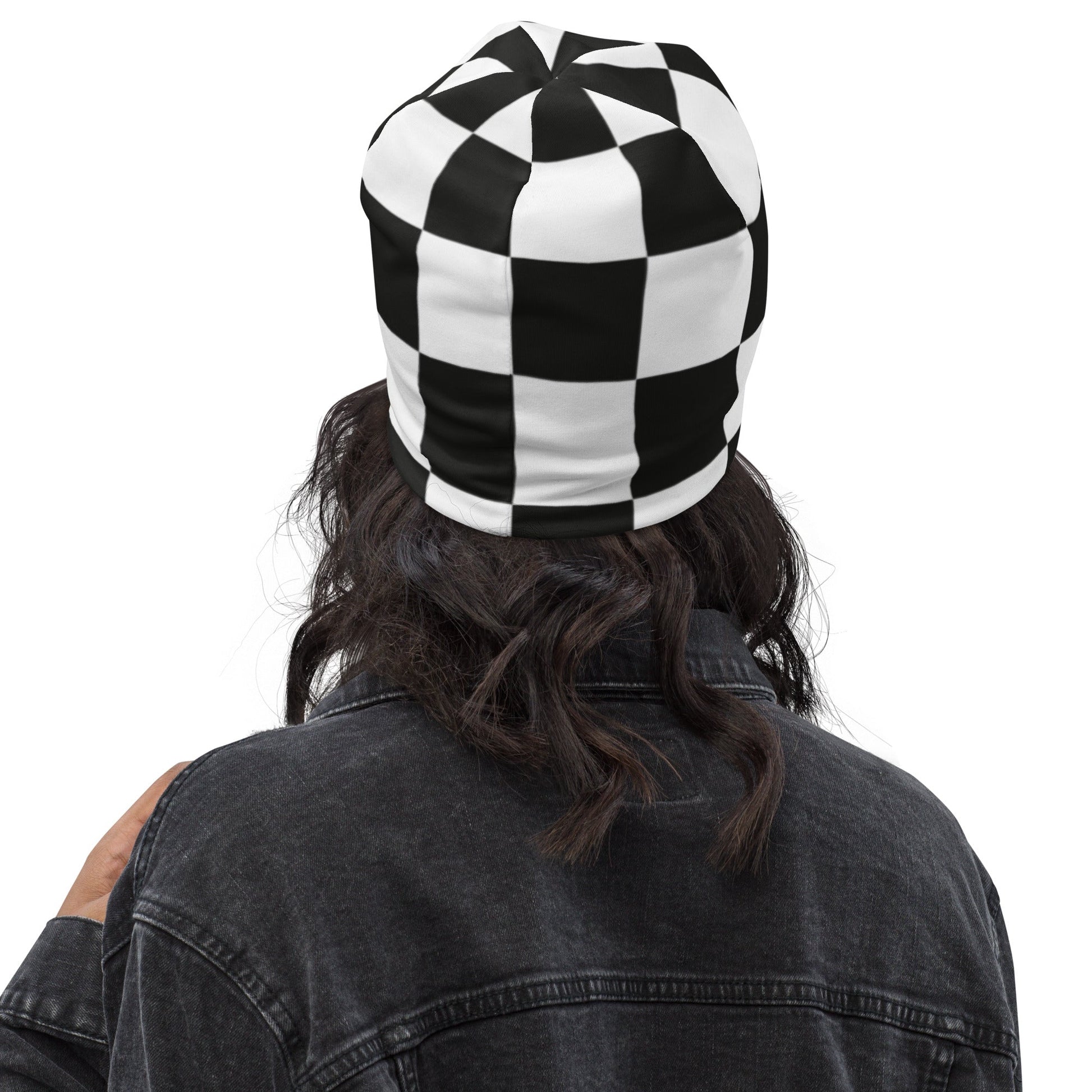 Checkered Beanie Pretty Junkie Apparel