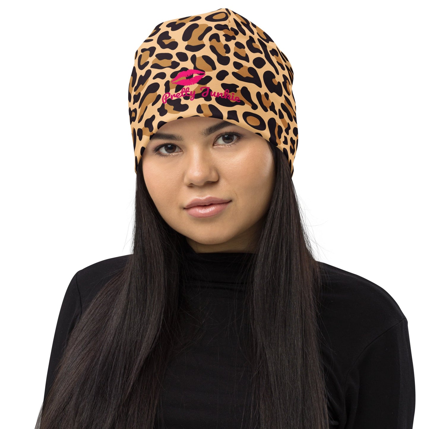 Cheetah Print Beanie Pretty Junkie Apparel