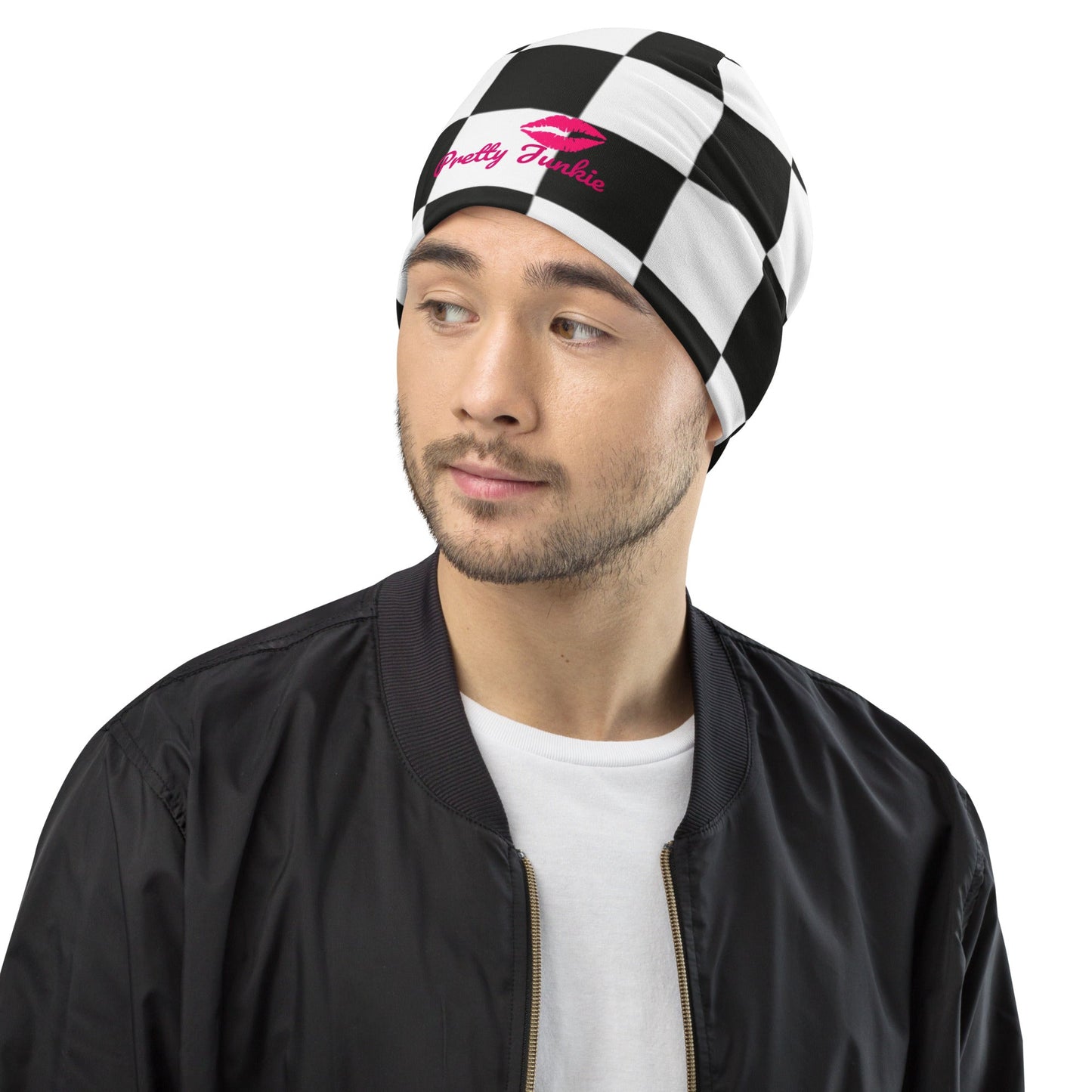 Checkered Beanie Pretty Junkie Apparel