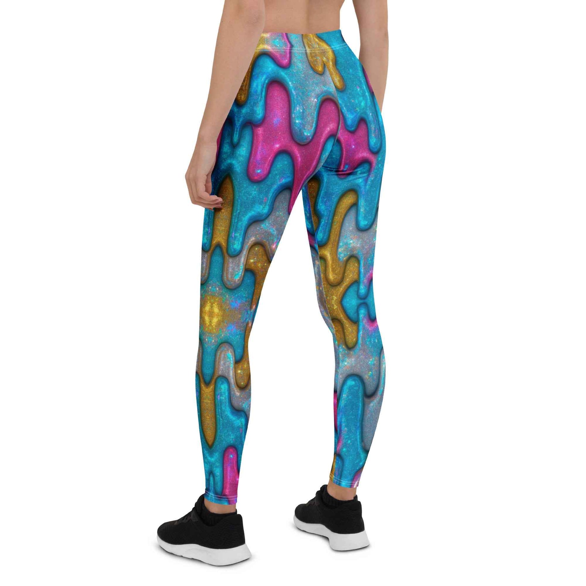 Pretty Junkie Apparel neon electric leggings - High-Waist - Pretty Junkie Apparel