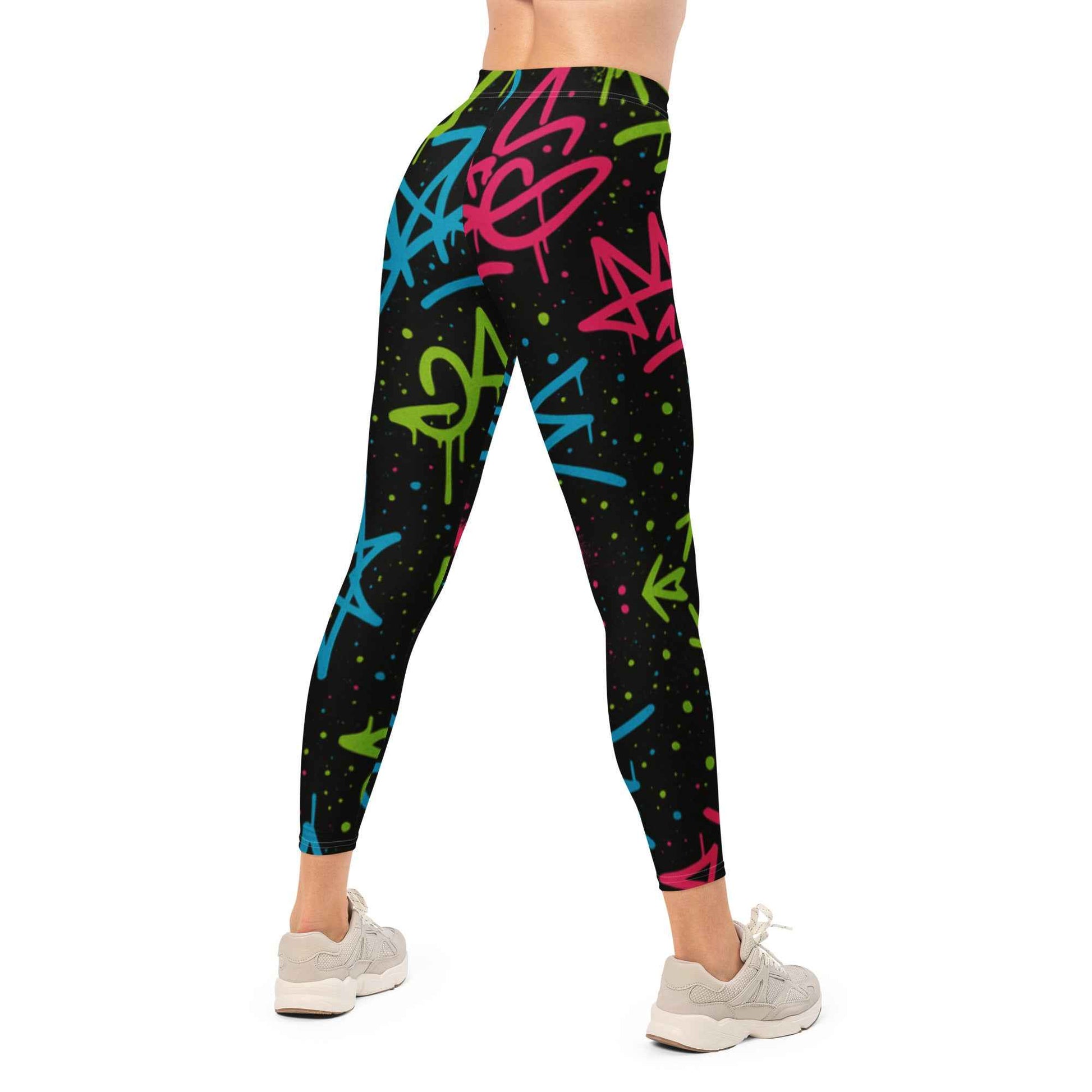 Graffiti Splash Leggings - Pretty Junkie Apparel