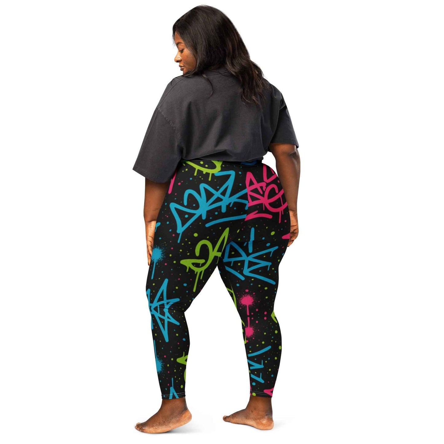 Graffiti Splash Leggings - Pretty Junkie Apparel