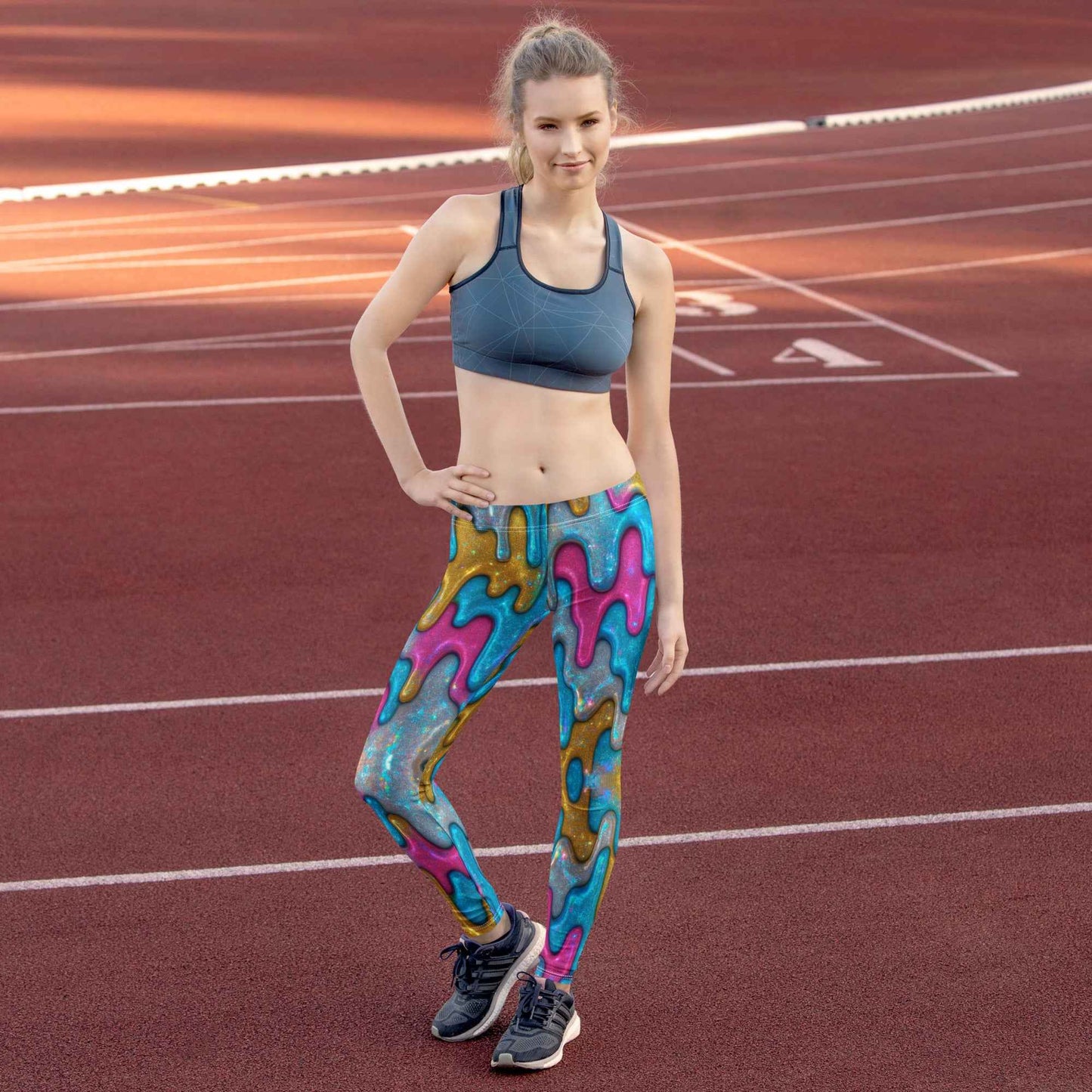 Pretty Junkie Apparel neon electric leggings - High-Waist - Pretty Junkie Apparel