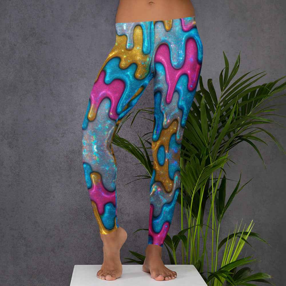 Pretty Junkie Apparel neon electric leggings - High-Waist - Pretty Junkie Apparel