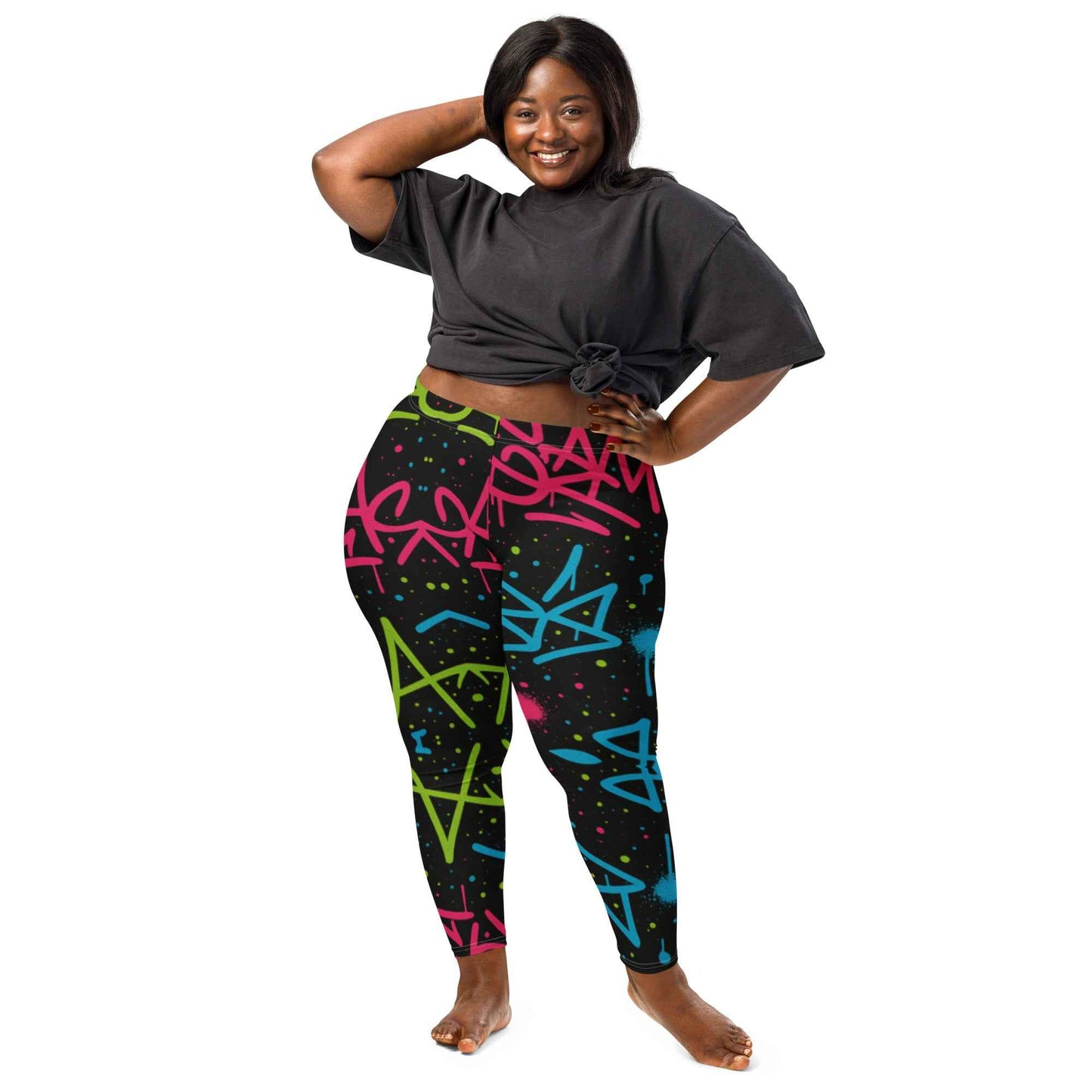 Graffiti Splash Leggings - Pretty Junkie Apparel