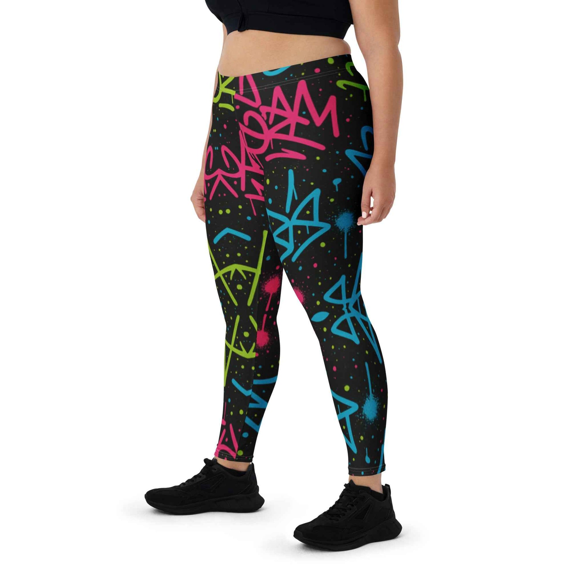 Graffiti Splash Leggings - Pretty Junkie Apparel