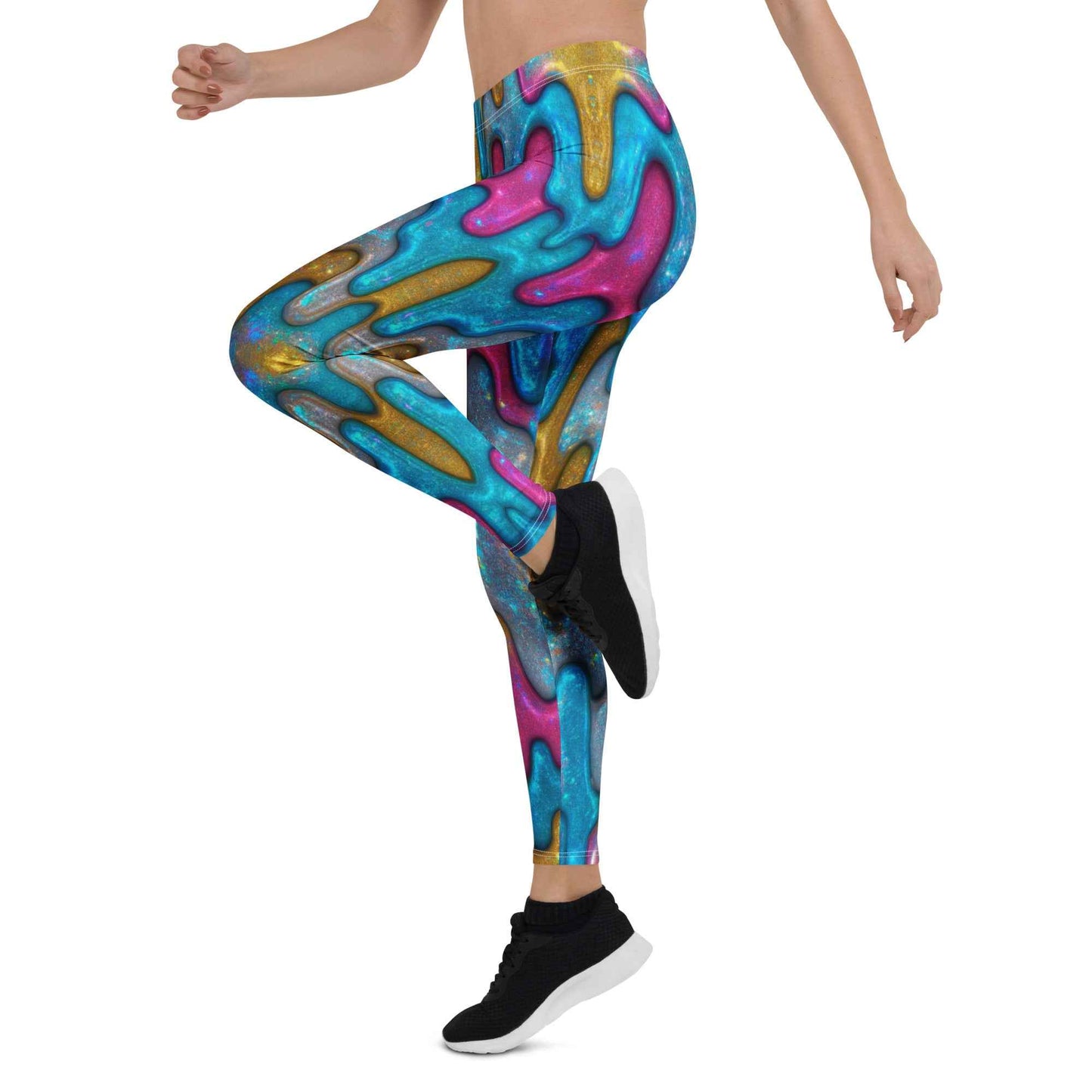 Pretty Junkie Apparel neon electric leggings - High-Waist - Pretty Junkie Apparel