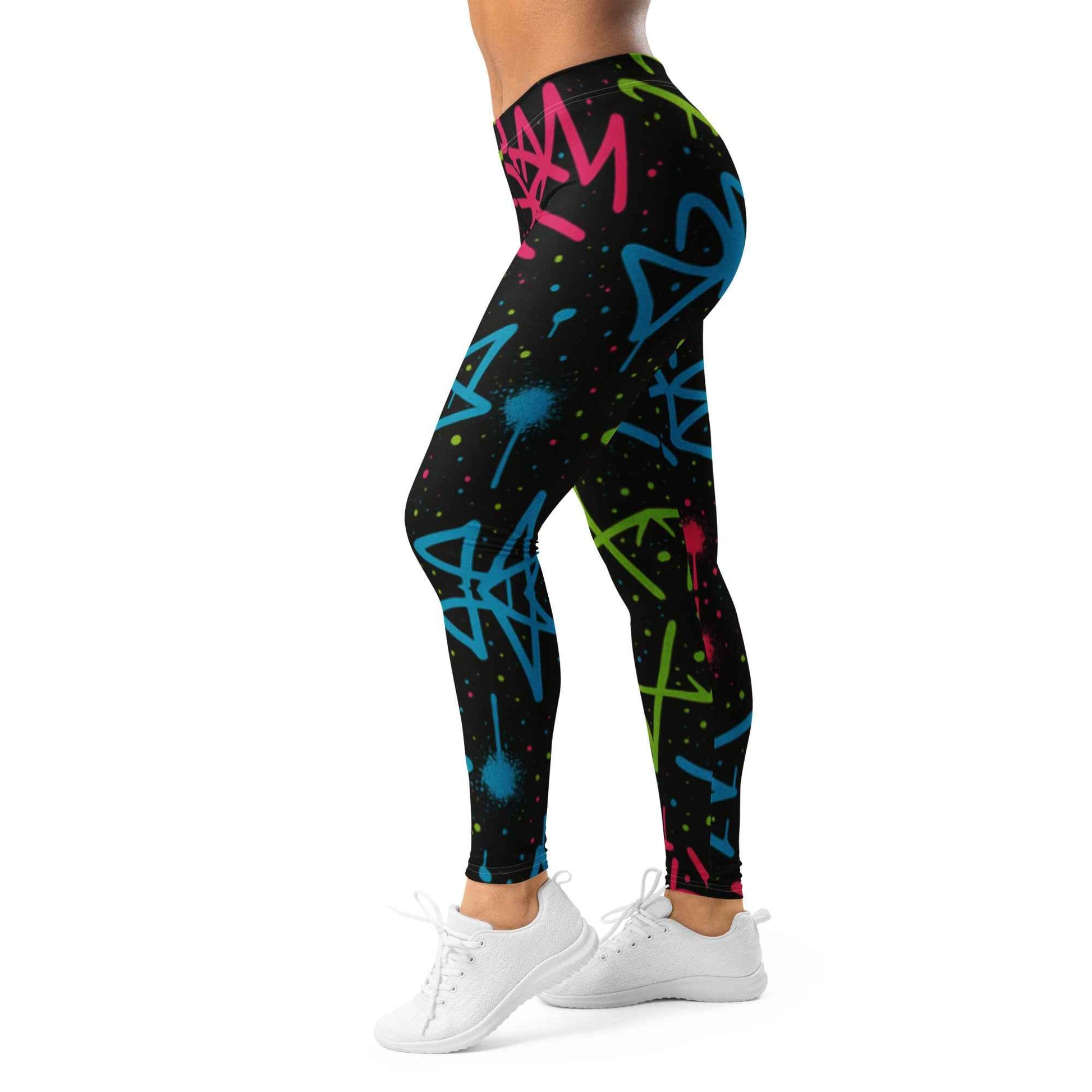 Graffiti Splash Leggings - Pretty Junkie Apparel