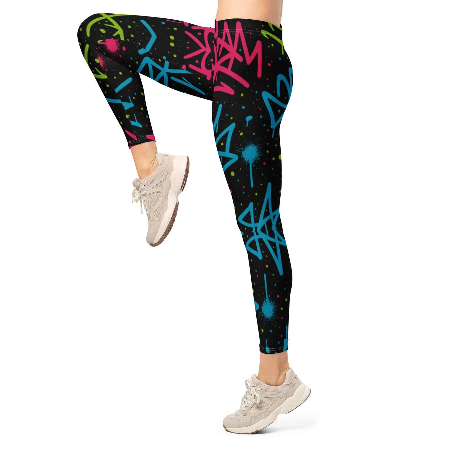 Graffiti Splash Leggings - Pretty Junkie Apparel
