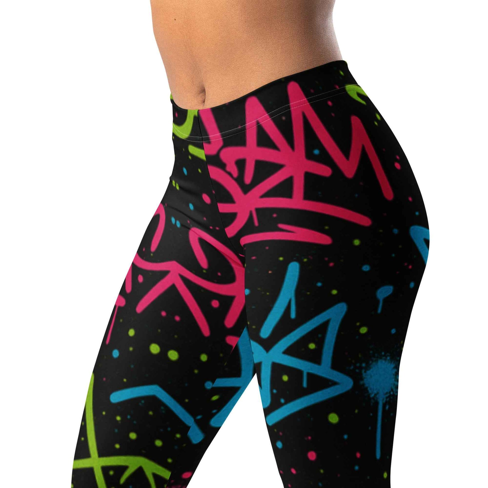 Graffiti Splash Leggings - Pretty Junkie Apparel