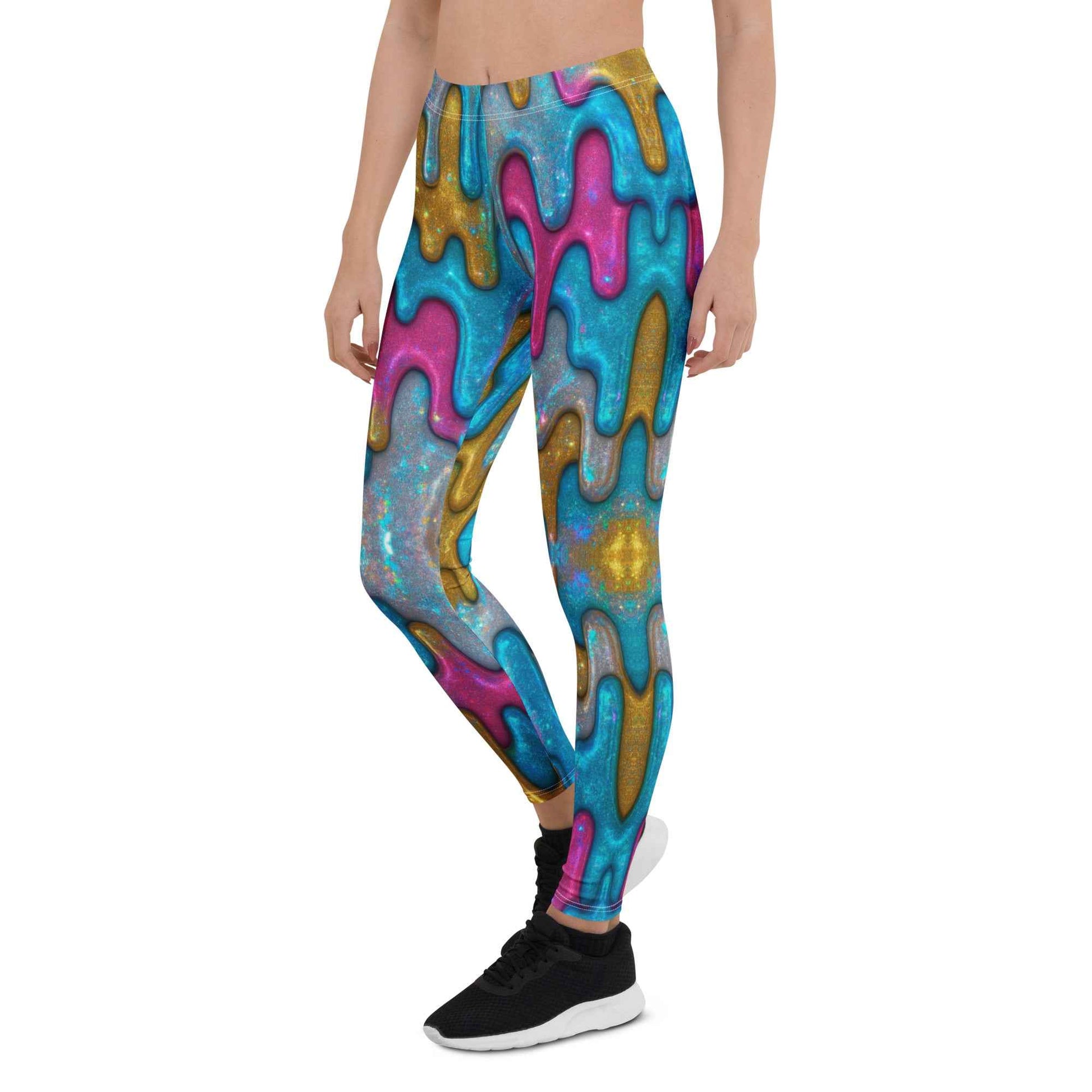 Pretty Junkie Apparel neon electric leggings - High-Waist - Pretty Junkie Apparel