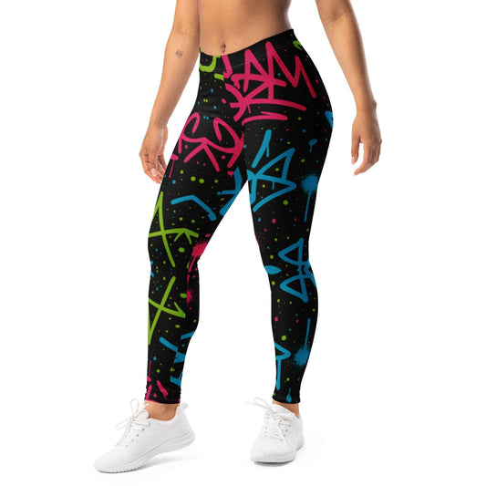 Graffiti Splash Leggings - Pretty Junkie Apparel