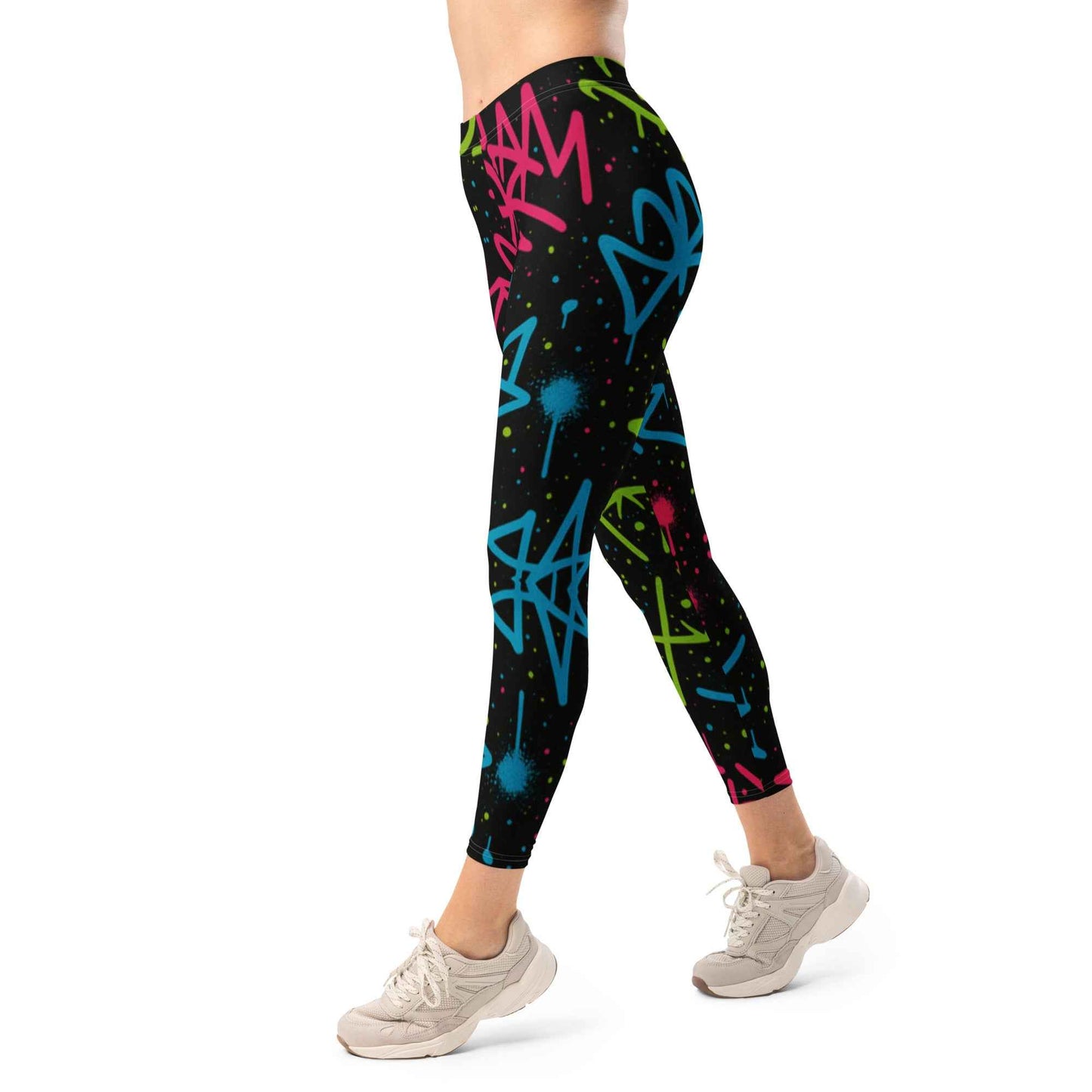 Graffiti Splash Leggings - Pretty Junkie Apparel