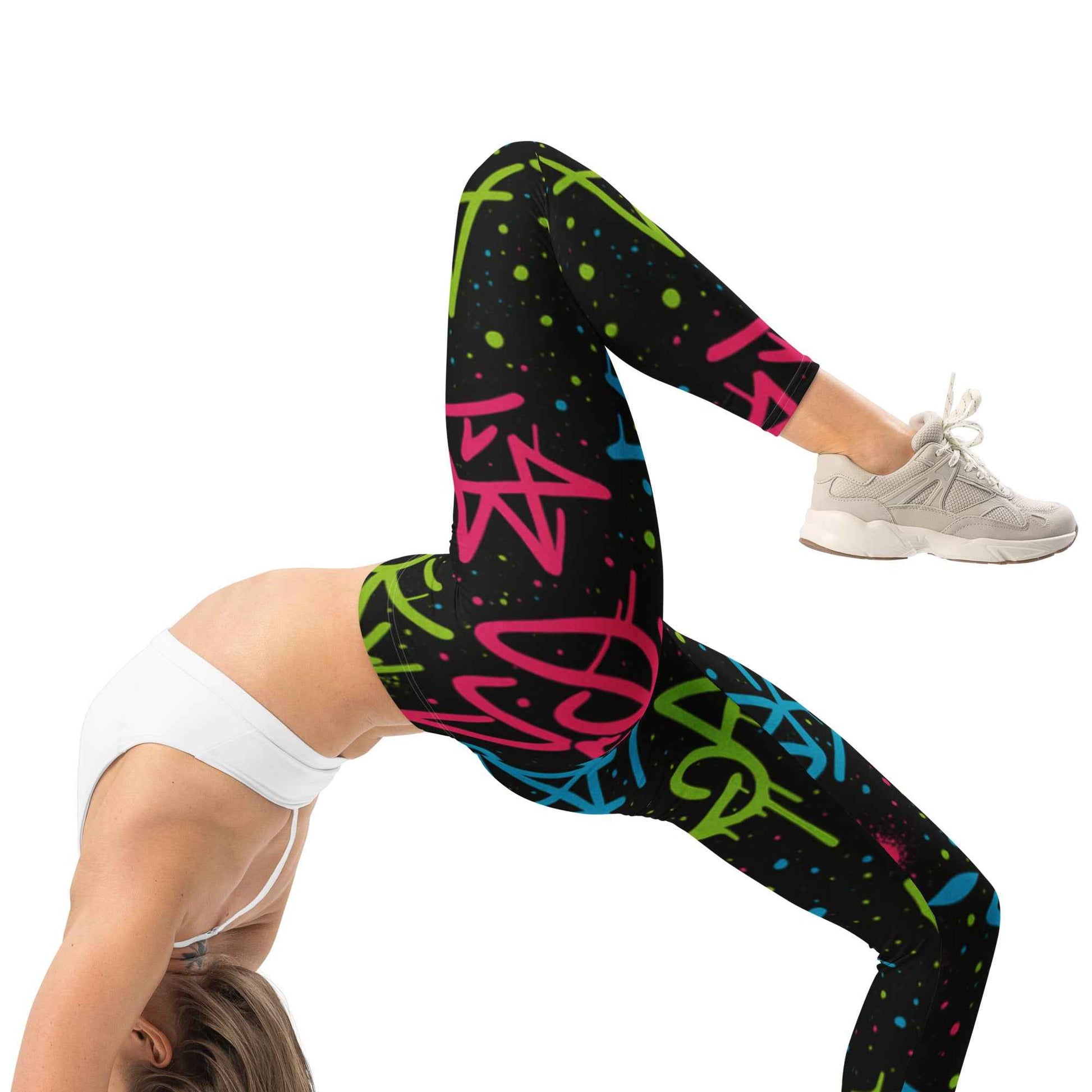 Graffiti Splash Leggings - Pretty Junkie Apparel