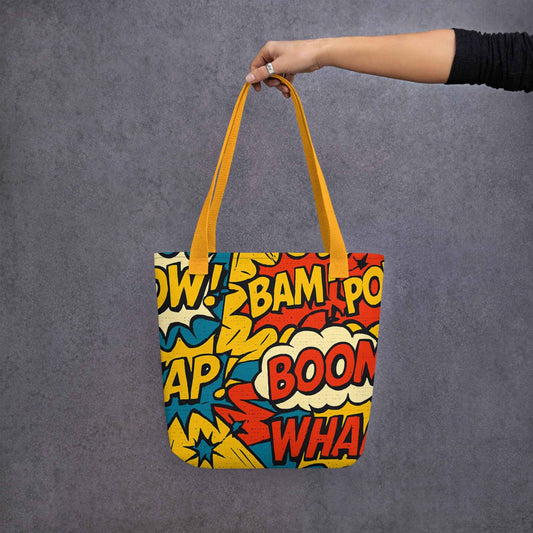Comic Book Bam Tote bag - Pretty Junkie Apparel