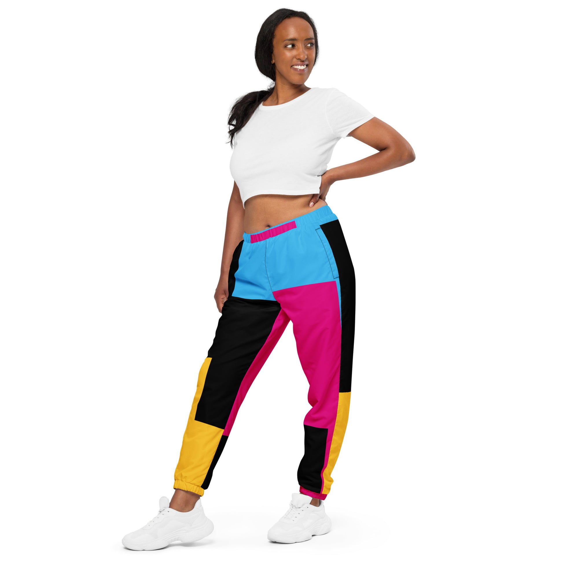 Colorblock Track Pants - Pretty Junkie Apparel