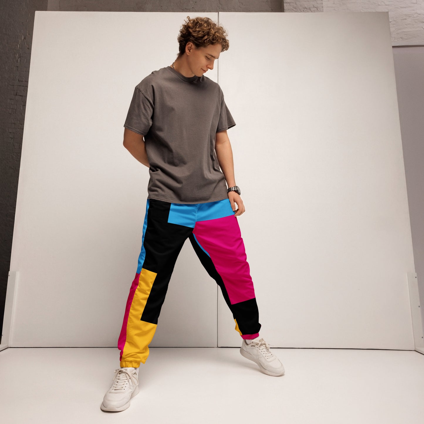 Colorblock Track Pants - Pretty Junkie Apparel