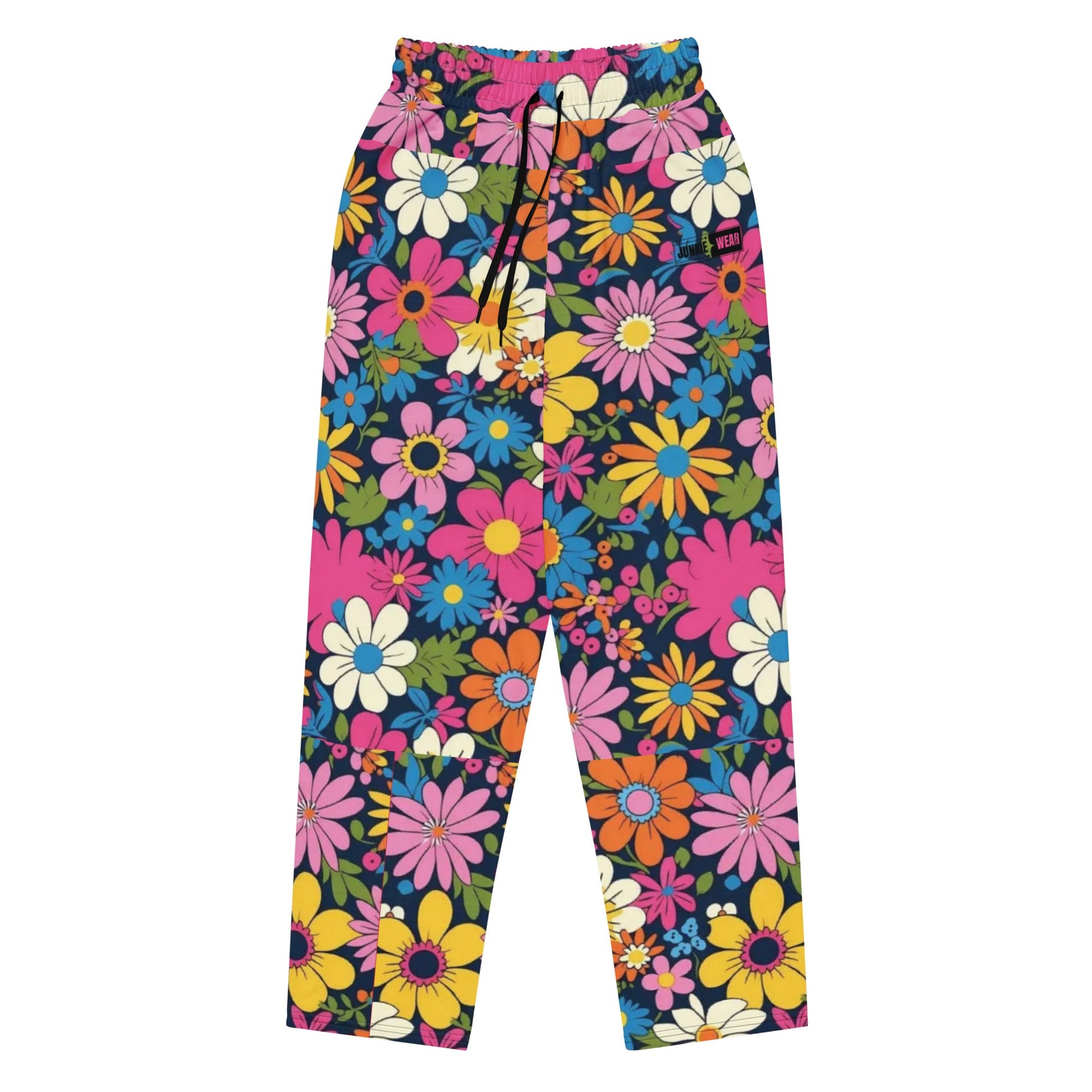 Vintage Bloom Wide-leg joggers Pretty Junkie Apparel