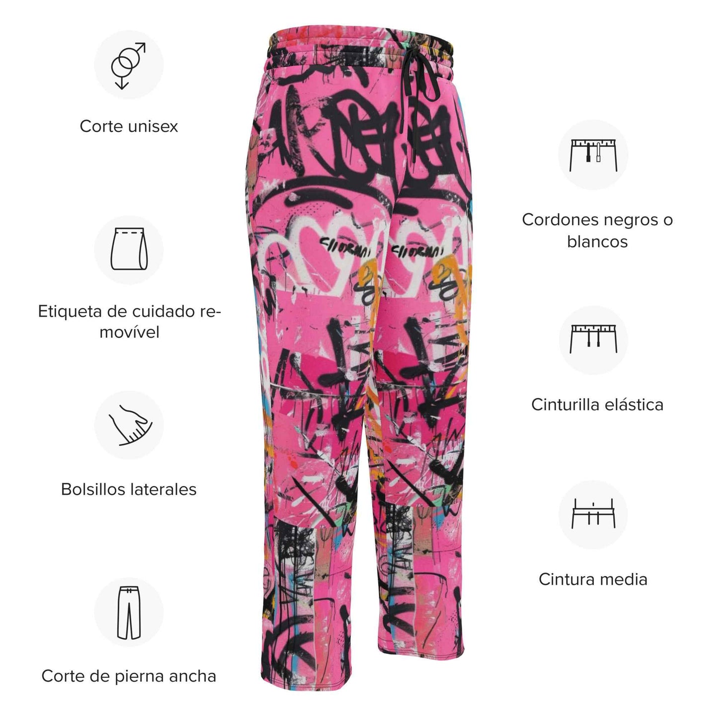 RiCHJVNKIE SOCIETY Wide-leg joggers Pretty Junkie Apparel