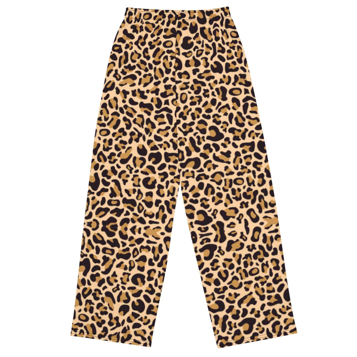Classic Cheetah Print Wide Leg Pants