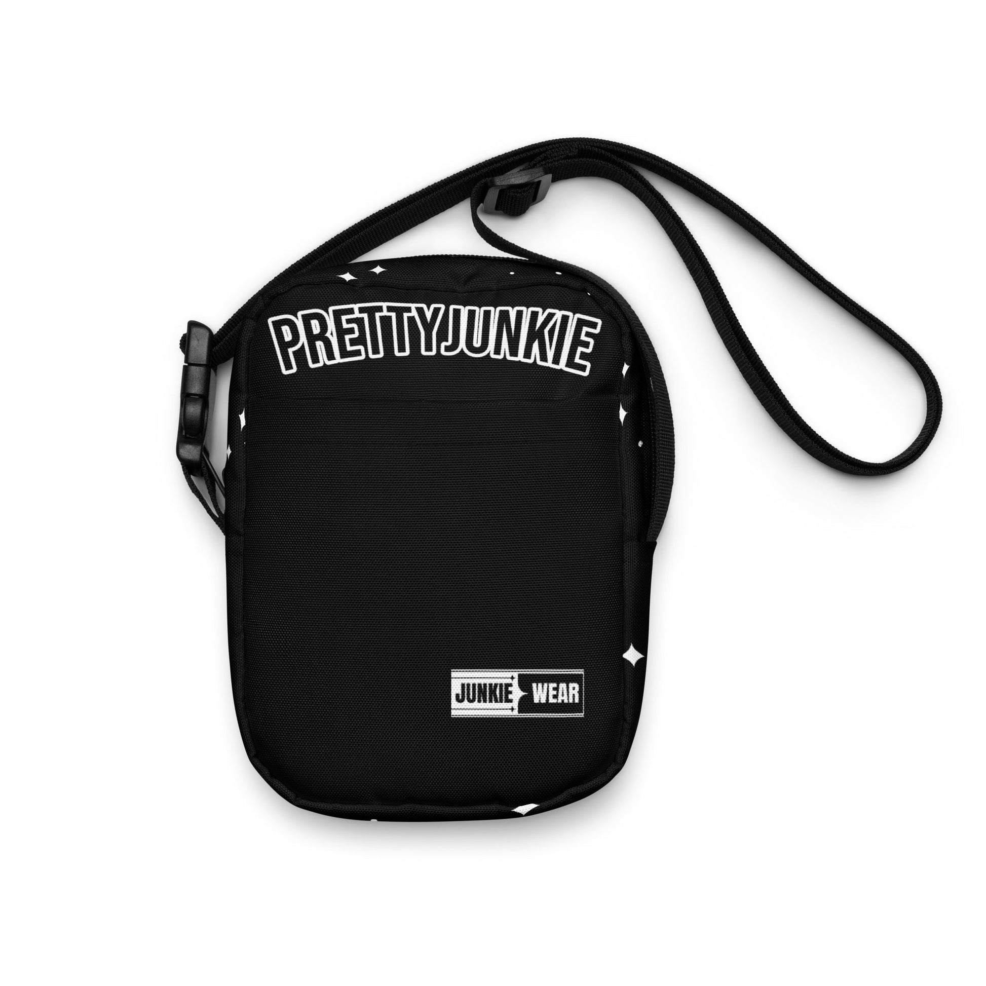 Urban Streetwear Black Utility Crossbody Bag Pretty Junkie Apparel