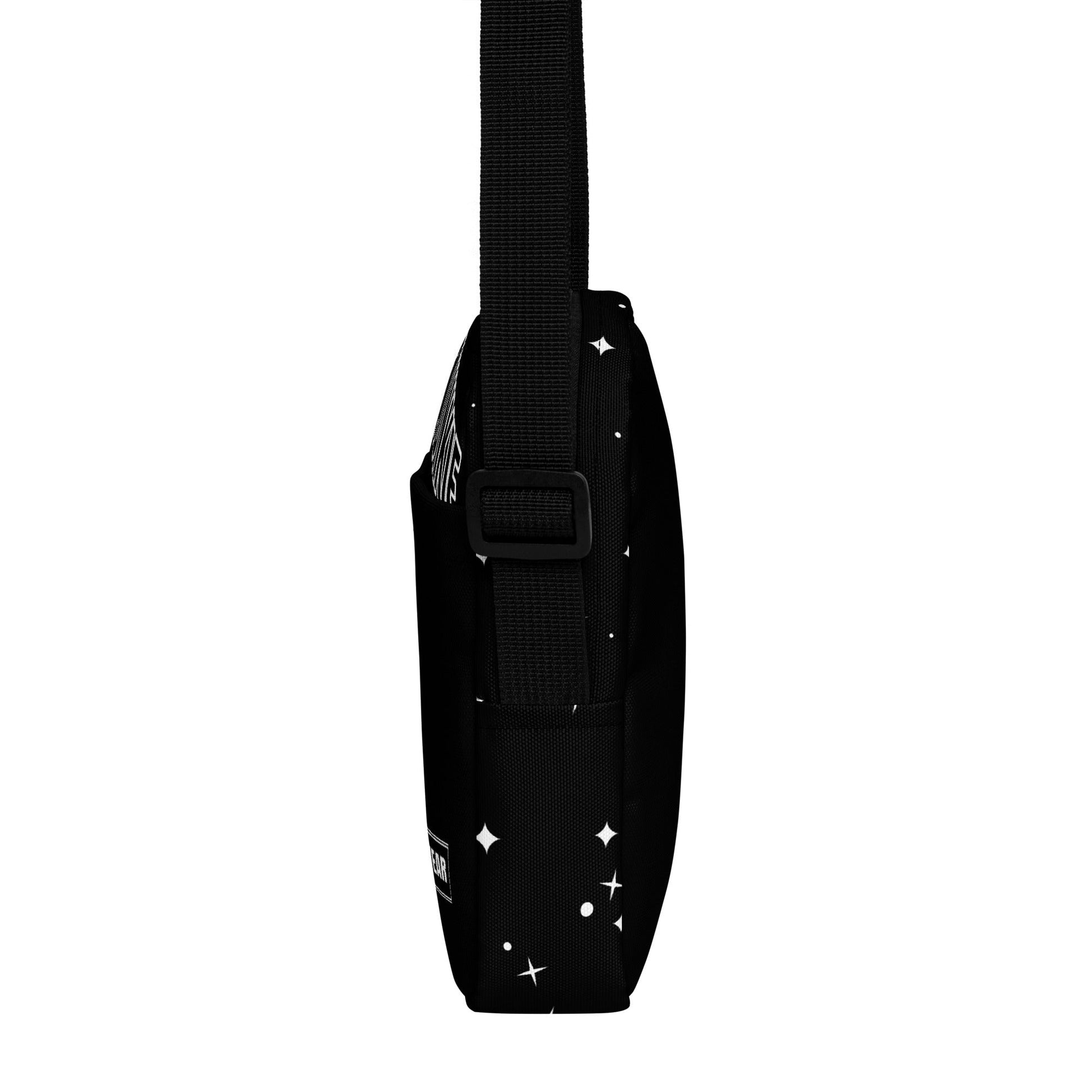 Urban Streetwear Black Utility Crossbody Bag Pretty Junkie Apparel